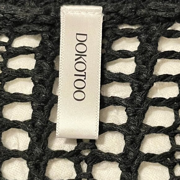 Never Worn; Open Stitch Summer Sweater; Black; Size XS - Picture 4 of 5